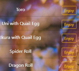 Sushi Heroku App